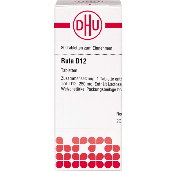 DHU Ruta D12 Tabletten, 80 pcs. Tablets