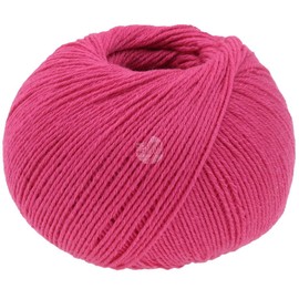 LANA GROSSA Cotton Wool, Classic Virgin Wool Yarn with Cotton, Hand Knitting Yarn Made from 53% Virgin Wool (Extra Fine Merino) and 47% Cotton, 50 g Wool for Knitting and Crocheting, 195 m Yarn
