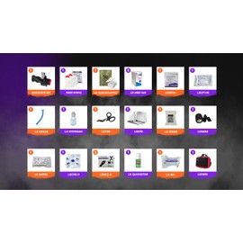 Lightning X Rip-Away Officer's Patrol Tactical Gunshot & Trauma IFAK Kit w/Headrest Mount - Desert TAN