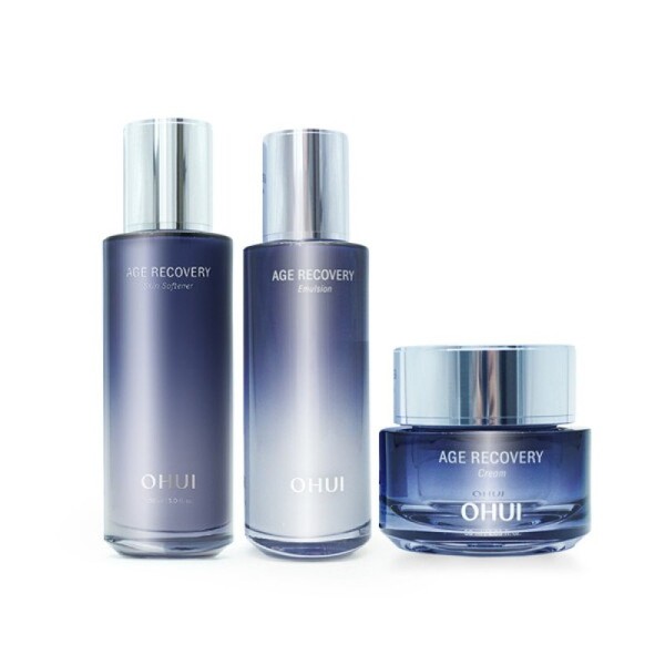 Ohui Age Recovery 3-piece set (softener + emulsion + cream)