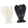 LABRIMP Crystal Angel Figurines Set of 2 Statue Angel Statue