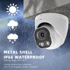 Vonnision 5MP Full Color PoE IP Security Camera, Two Way