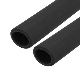 QUARKZMAN Pipe Insulation Hose Foam Pipe for Handle Support 35 mm ID 47 mm OD 395 mm Length Heat Protection Black Pack of 2