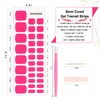 Semi Cured Gel Toenail Strips, 16 Sizes 32 Pcs Hot