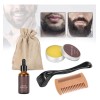 Kit De Crecimiento De Barba Para Hombre, Crema Para Bigote