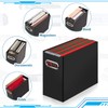 Jutom File Organizer, 8 Packs Cardboard File Storage Folder Letter