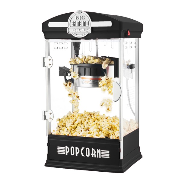 Popcorn Machine - Big Bambino Old-Fashioned Popper with 4-Ounce Kettle,