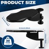 2Pcs Computer Arm Rest for Desk Within 2.36" Thickness Strong