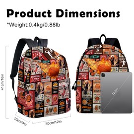 ROVOZAR Fire Basketball School Backpack for Boys, Basketball Backpack for School Kids Bookbag, 16 Inch Sports Theme Laptop Back Pack for Travel Hiking Camping