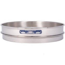 12" Sieve, All Stainless, Half Height, 3/4"