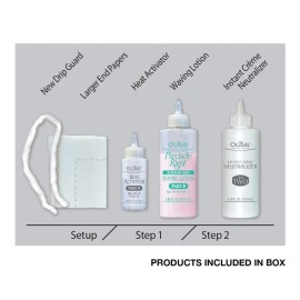 OGILVIE Purple 5 Piece Premium Home Perm Kit For All Hair Types With Heat Activator