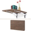 Folding Shelf Brackets Wall Mounted Heavy Duty Folding Triangle Space