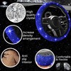 NBTEPEM 27 PCs Blue Bling Car Accessories Set for Women,