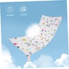 Hohopeti 6pcs Pure Cotton Drool Towels Soft Absorbent Cartoon Face