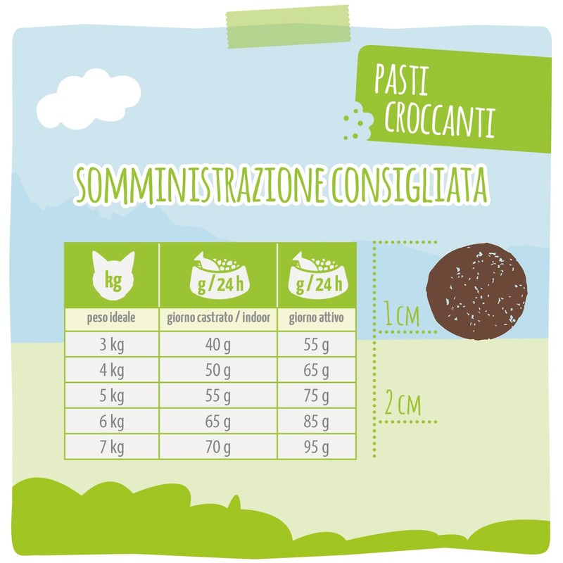 MjAMjAM - Crocchette premium per gatti - Pasti croccanti -