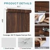 VEELIKE 15.7''x354'' Natural Walnut Wood Contact Paper for Countertops Peel