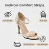 6 Sheets 24 Pcs Silicone Gel Heel Grips Heel Liners