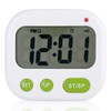 Music/Vibration Digital LCD Alarm Clock Electronic Kitchen Timer with Backlight