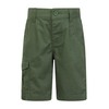 Mountain Warehouse Printed Kids Cargo Shorts Khaki Kids Size 9-10