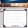 Nekmit Large Desk Calendar 2024 with Desk Protecting Pad, Runs