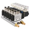 Baomain 5 Space Pneumatic Solenoid Valve 4V210-08 AC 110V PT1/4