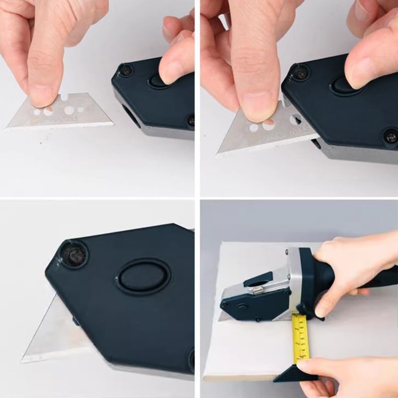 TRUTOPWAY Gypsum Board Cutting Tool, with Measurement Scale, Carpenter Pencil,