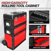 D SOLUTIONS Rolling Tool Box, 3-Drawer Stackable Garage Organizer Storage