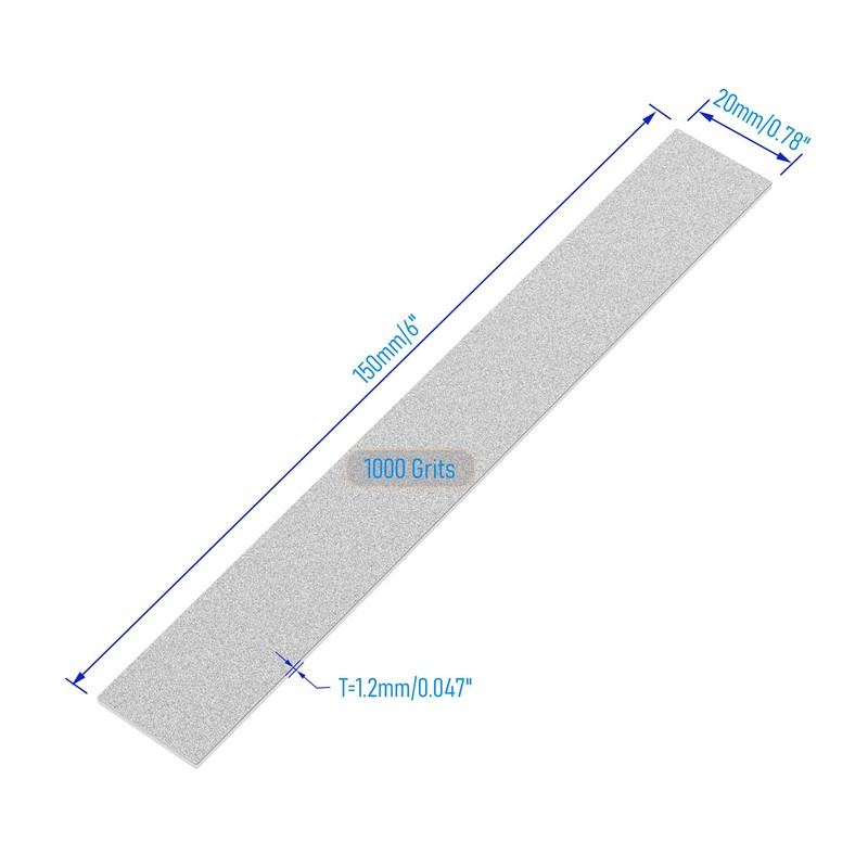 FOCMKEAS Diamond Sharpening Plate, Grit 1000 Knife Sharpener Stone, Knife