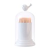 balvi - Birdie Toothpick Container and Cotton Bud Dispenser with
