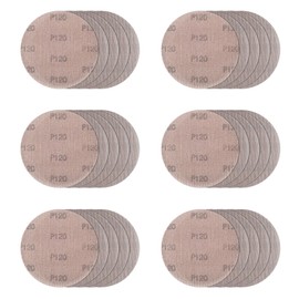 Pack of 30 Sanding Discs, Mesh Velcro Sanding Discs, Diameter 125 mm, Dust-Free Sanding Net Sanding Disc for Sanding Hard Surfaces, Wood, Spatula, Varnish, Metal 120#