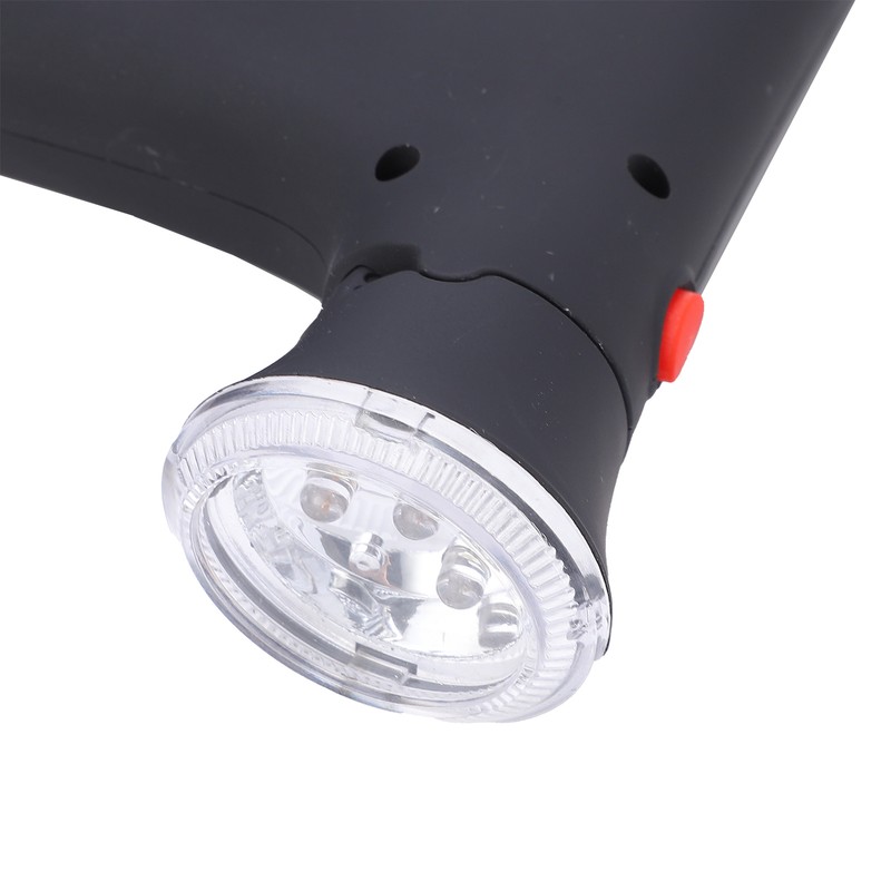 Aluminum Alloy Folding Light Cane Elderly Four‑legged with Lamp Non‑slip