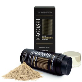 KAGOSHI Hair Fibre, 28 g, Hair Thickening, Hair Filler, Pouring Hair, Scattered Hair for Hair Thickening, Hair Powder, Hair Powder, Thickening, Instant Effect (Light Blonde)