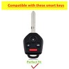 QIXIUBIA for Subaru Key Fob Cover Smart Key Shell with