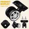 Toddmomy 4 Pcs Suitcase Wheels Replacement Luggage Wheels Replacement Kit