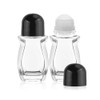 Glass Empty Roller Bottles with Plastic Roller Ball, Deodorant Roll