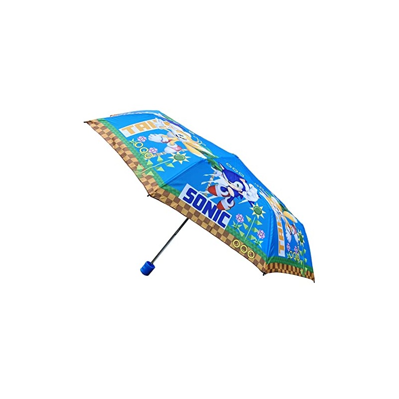 CARTOON Folding Umbrella for Kids Windproof 8 Spokes Fiberglass Folding