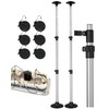 OCEANBROAD Boat Cover Support Poles Adjustable Telescoping Aluminum - Universal