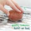 Scotch-Brite Copper Coated Scrubbers, Scouring Pads for Cleaning Tough Baked-On