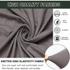 Velvet Round/Square Ottoman Covers Slipcover Stretch to Fit Outdoor/intdoor Small/Large/Extra