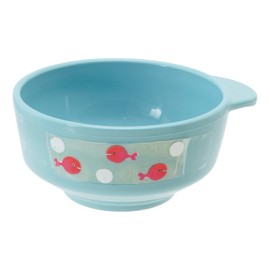Gakken Sta:Ful, K07002 Gomitaro Gognigeta, Antibacterial Rice Bowl, For Kids, Mizuiro, Made in Japan