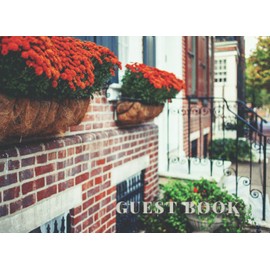 Guest Book: Vacation Holiday Historic Home Rental Sign In Book
