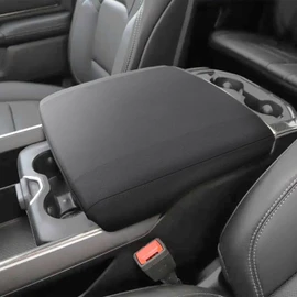 PIMCAR Center Console Cover for 2019-2025 2026 Ram 1500 2500 3500 Accessories Neoprene Armrest Cover Soft Cozy Protector Interior (Bucket Seat Only)