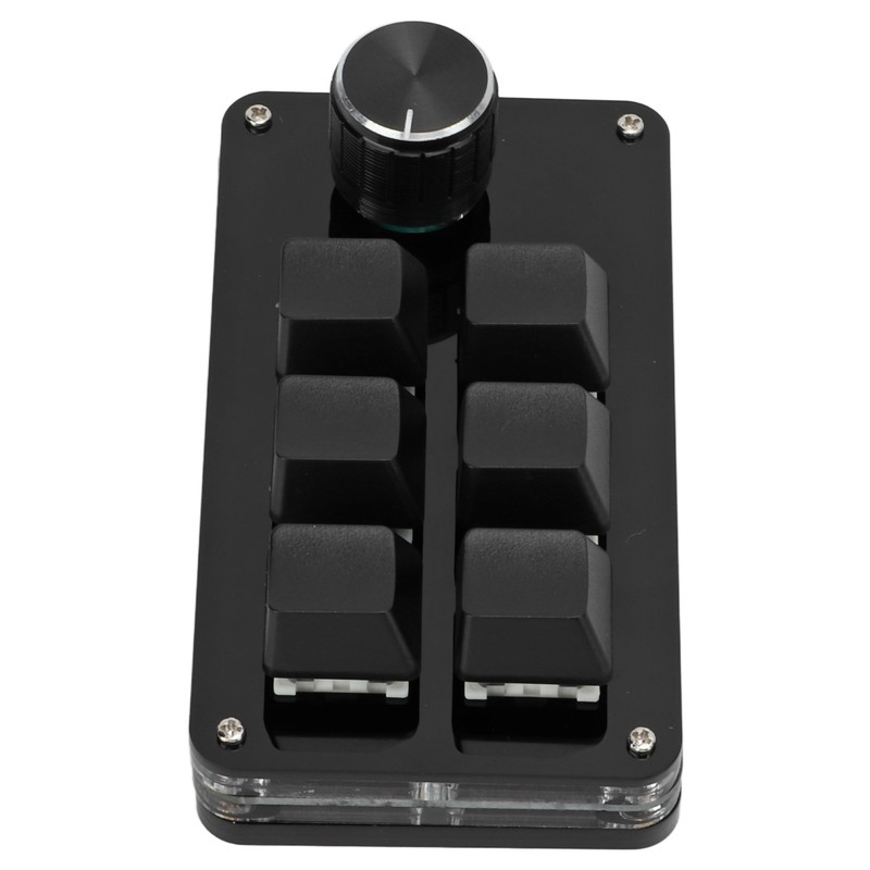 One Handed Mechanical Keyboard Multifunction 6 Key Mini Gaming Keypad