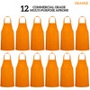 GREEN LIFESTYLE 12 Pack Bib Apron - Unisex Apron Bulk