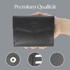 Baur Women's Genuine Leather Wallet with RFID Protection, Small Wallet,