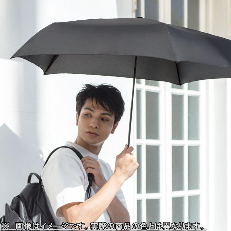 Nakatani AMANE Men's Folding Umbrella, Air+ Navy, 834-008, Hand Opening,