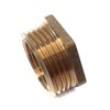 3/4" x 1/2" Brass Hexagon Threaded Bush