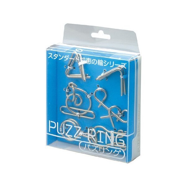 Puzzle Ring Blue