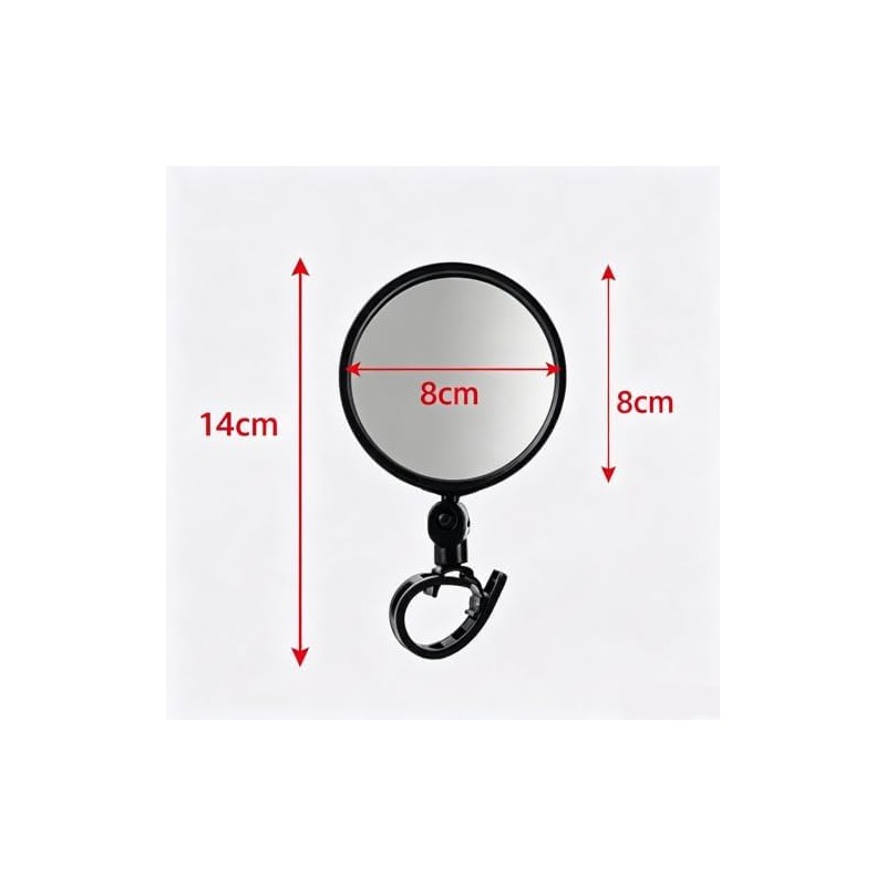 2PCS Retrovisores para Bicicleta para Merida Ride300