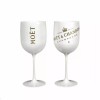 Moet & Chandon White Ice Imperial Acrylic Champagne Glasses x
